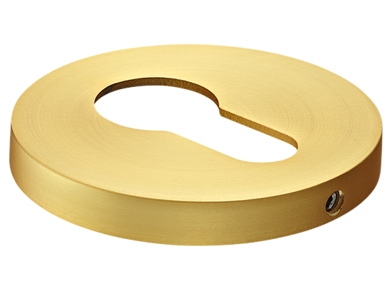 Накладка на ключевой цилиндр, на круглой розетке 6 мм, MH-KH-R6 MSG,  цвет - мат. сатинированное золото фото купить Липецк
