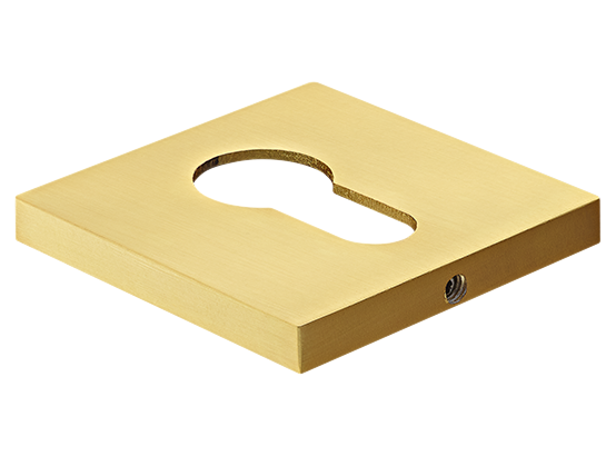 Накладка на ключевой цилиндр, на квадратной розетке 6 мм, MH-KH-S6 MSG, цвет - мат. сатинированное золото фото купить Липецк
