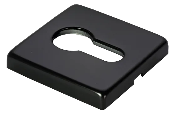 LUX-KH-S5 NERO, накладка под евроцилиндр, цвет - черный фото купить Липецк