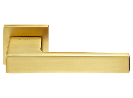 LOT ручка дверная на квадратной розетке 6 мм MH-56-S6 MSG, цвет - мат.сатинированное золото фото купить Липецк